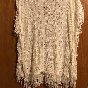 Charlotte Russe crochet Shaw size M